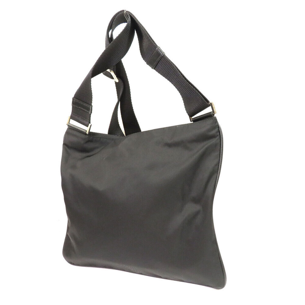 Prada shoulder crossbody Black Tessuto strap webbed bag Black